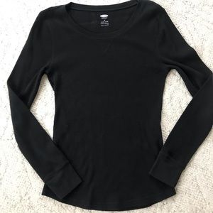 NWOT Old Navy Black Long Sleeved Tee M